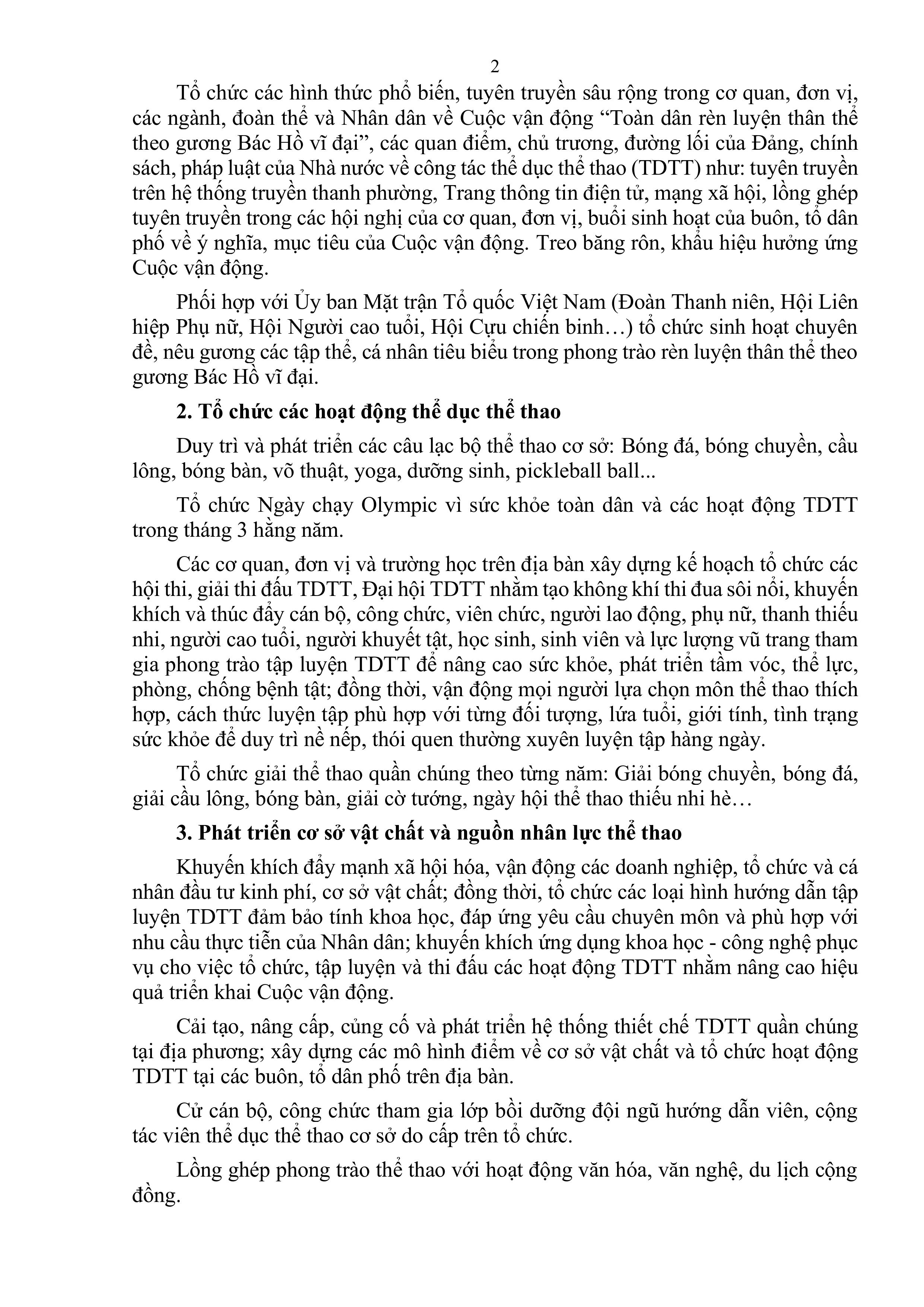 Ke hoach trien khai Cuoc van dong toan dan ren luyen than the theo guong Bac Ho vi dai, giai doan 2026 - 2030 tren dia ban phuong-images-1